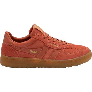 Gola Women's Hawk Suede '86 Sneaker Damer størrelse 7 farve rød/brun