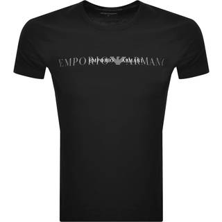 Emporio Armani Lounge Crew Neck T Shirt Black