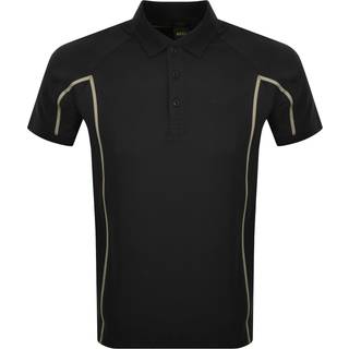 BOSS Paddy Tape Polo T Shirt Black
