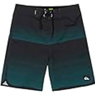 Quiksilver Kid's Surfsilk Scallop 17 Boardshorts Børn størrelse 14 Years farve blå/sort