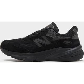 New Balance Unisex Made in USA 990v6 i Sort læder, Størrelse 37
