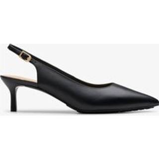 Clarks Clarks Black Leather Adela Sling Shoes