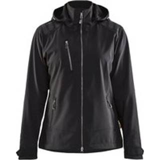 Blåkläder 4719 Dame Softshell Jakke / Dame Softshell Arbejdsjakke - XS - Sort