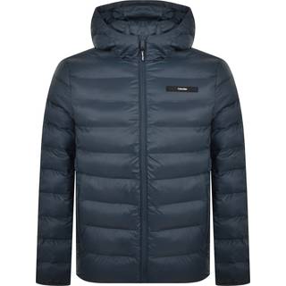 Calvin Klein Hooded Puffer Jacket Blue