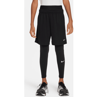 Nike Pro Dri-FIT-tights til større børn (drenge) - sort - XS