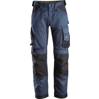 Snickers 6351 allroundwork, stretch arbejdsbukser med loose fit hvid/sort 268