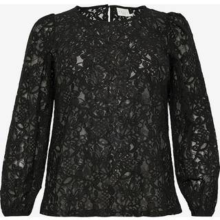 Kaffe Curve KClanica Bluse - Sort - Str XL - Damer