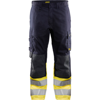 Blåkläder 1488 Multinorm Buks Inherent / Multinorm Arbejdsbuks Inherent - D92 - Marineblå/High Vis Gul