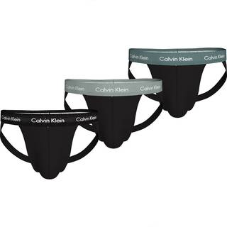Calvin Klein 3-pak Cotton Stretch Jock Strap - Lightblue - Medium * Kampagne *