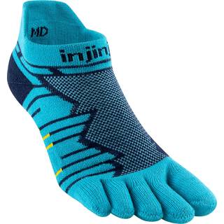 Injinji Men's Ultra Run No-Show Pacific Blue, XL