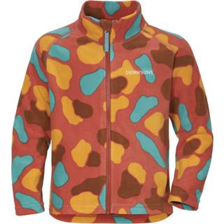 Didriksons Monte Fleecetrøje, Pink Blob Camo, 70