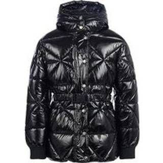 Juicy Couture Piger High Shine Belted Mid Længde Puffer Coat9 - 10 år (134 - 140cm)