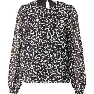Object Collectors Item Objmila L/S Top Sandshell/Black Leaves 36