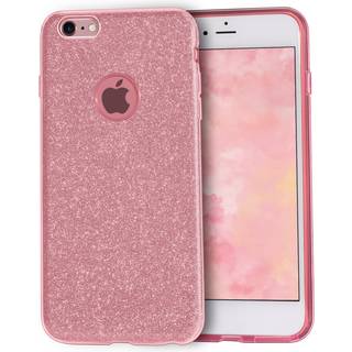 MateProx iPhone 6s sag iPhone 6 Case Glitter Slim Bling Crystal Clear 3 Layer Hybrid Protective Case til iPhone 6s/6 4,7 tommer (lyser?d)