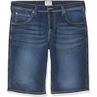 MUSTANG Herren Jeansshorts blau