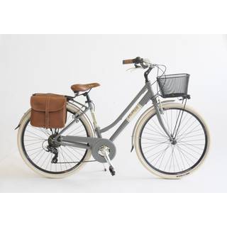 Via Veneto Elegance 28" Lady Klassiske cykel 6V - Grå