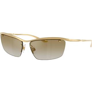 Dolce & Gabbana Unisex DG2307 02/6E Solbriller Metal Guld Brun Firkantet Spejlet