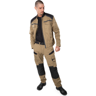 Fristads 129482 Bukser 2555 / Arbejdsbukser Khaki/Sort C48
