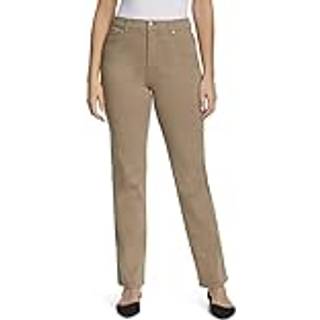 Gloria Vanderbilt dame Amanda Classic High Rise Tapered Jean Hasselnut 14 Petite Regular