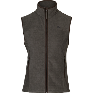 Woodcock Ivy Fleece Vest - Dark Grey Melange - Seeland