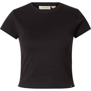 Slim Cropped T-shirt - Black - XXXL