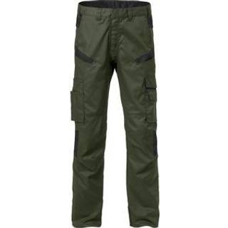 Fristads 129484 Bukser 2552 / Arbejdsbukser Armygrøn/Sort D116