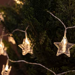 Udendørs julelyskæde 4,5 m inkl. LED 16 lys - Bianca