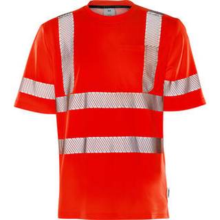 Fristads 100973 Hi Vis T-shirt kl.3 7407 / Arbejds T-shirt Rød XS