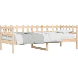 Daybed Uden Madras Massivt Fyrretræ - Naturfarvet / 90 x 200 cm