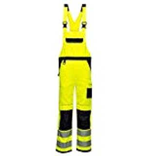 PW3 Hi-Vis overalls - Gul/Sort (Størrelse: M)