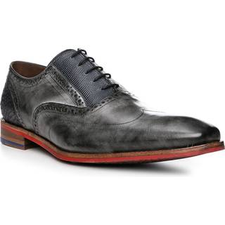 Floris van Bommel Herren Schuhe grau Glattleder