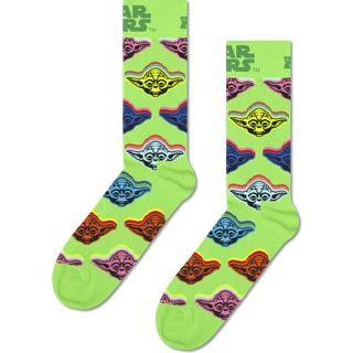 Happy Socks Star Wars Yoda Sock - Green Pattern - Str 41/46 * Kampagne *
