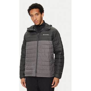 Columbia Powder Lite II Hooded Jacket Syntetisk jakke Herrer størrelse XL farve grå