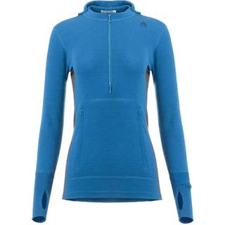 Aclima Warmwool Hoodie w/zip Woman, marengo/olive night-XL
