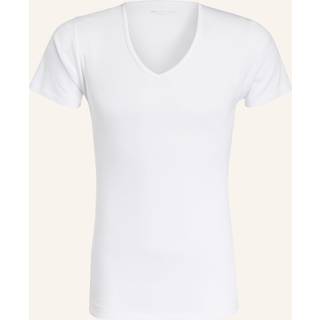 Mey Herren T-Shirt weiß Reine Baumwolle unifarben