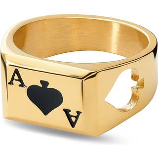 Ace | Guldfarvet Spar Es Signetring