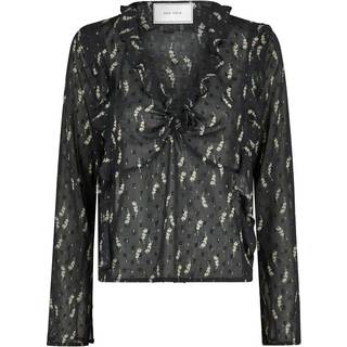 Neo Noir - Carola Flower Branch Blouse - Black