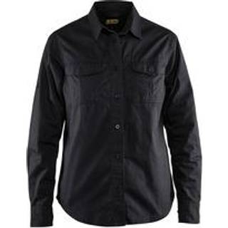 Blåkläder 3208 Dame Twill Skjorte / Dame Twill Skjorte - L - Sort