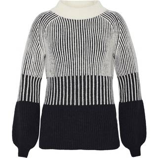 Klitmøller Collective - Betty knit  - Navy/cream - XL