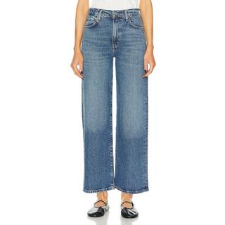 Agolde Harper Crop mid-rise wide-leg jeans - blue - XXS-XS
