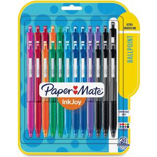 Paper Mate 1945926 Inkjoy 300 RT Udtr?kkeligt kuglepen 1mm Assorteret 24/pakke