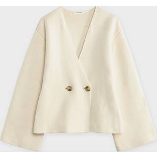 Tinley cardigan i uldblanding - Soft White - S