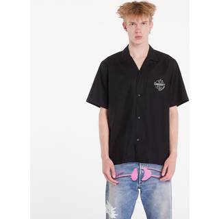 Skjorte Carhartt WIP Ablaze Short Sleeve Shirt UNISEX Black/ Wax XS - Wax - XS