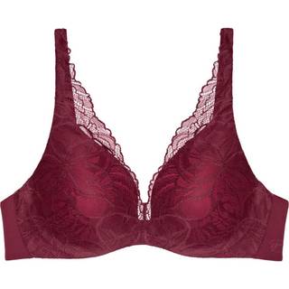 Triumph Body Make-Up Illusion Lace WP BH med bøjle, rød, Størrelse: 80D, Dame