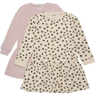 Minymo Sweat kjole LS 2-pak - 530