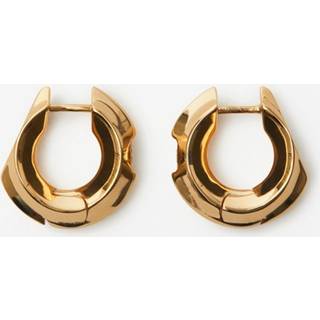 Burberry Hollow Small gold-plated sterling silver hoop earrings - gold - One Size