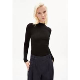 ARMEDANGELS Women's Alaani Longsleeve Damer størrelse M farve sort