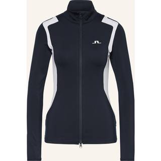 J. LINDEBERG Layer Mae Mid Full-Zip, navy/hvid