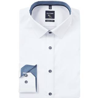 OLYMP Herren Hemd weiß Slim Fit