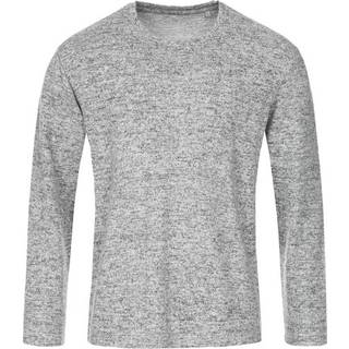 Stedman Knit Long Sleeve For Men - Light grey - Small